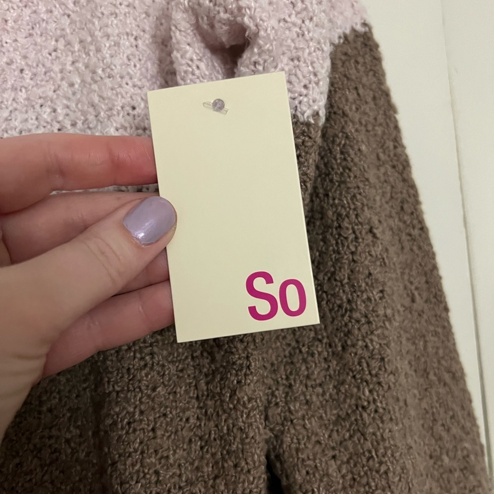 NWT SO BY KOHLS MULTICOLOR STRIPED CARDIGAN SZ S $44 VALUE - Picture 3 of 4